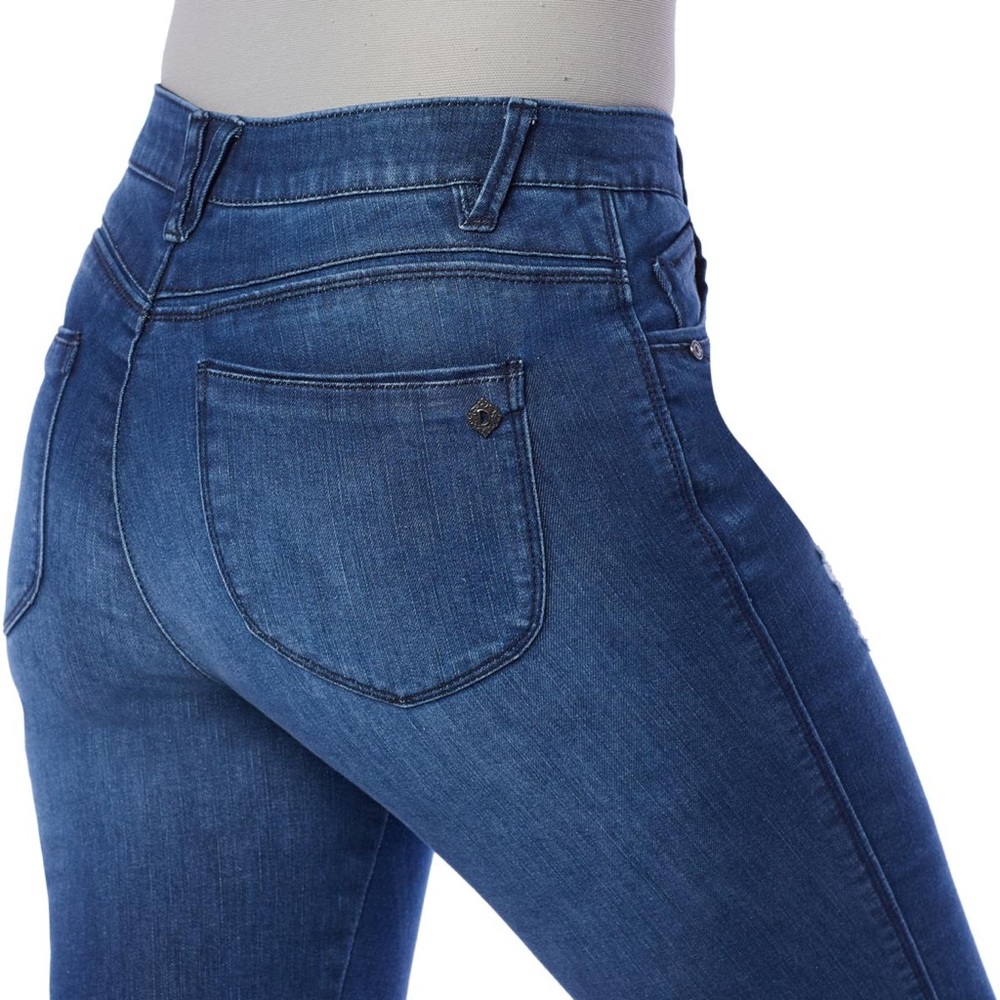 Democracy Absolution cropped kick flare jeans size 4